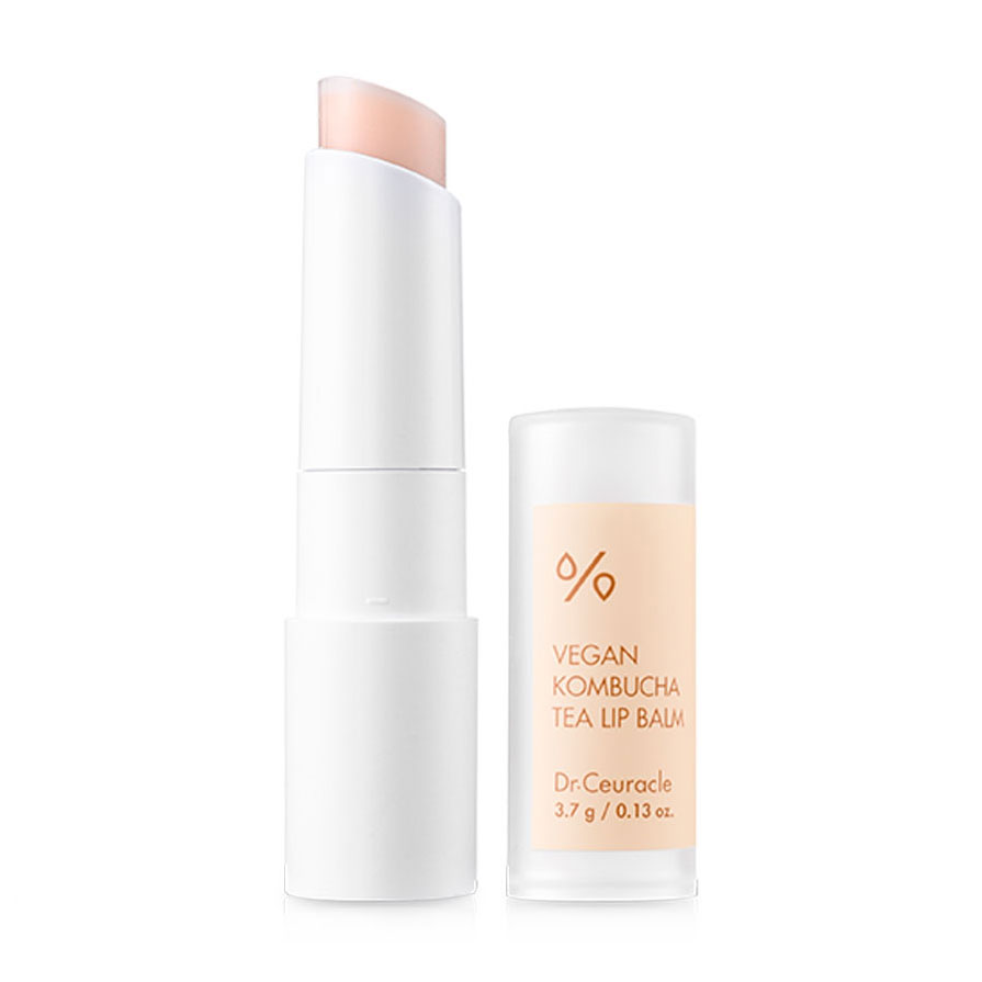 Зволожувальний бальзам для губ Dr.Ceuracle Vegan Kombucha Tea Lip Balm з екстрактом комбучі, 3.7 г
